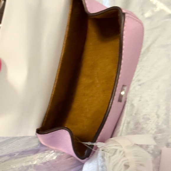 NEW Coach Women’s Mini Crossbody Metallic Pink / Fuchsia - Picture 6 of 7